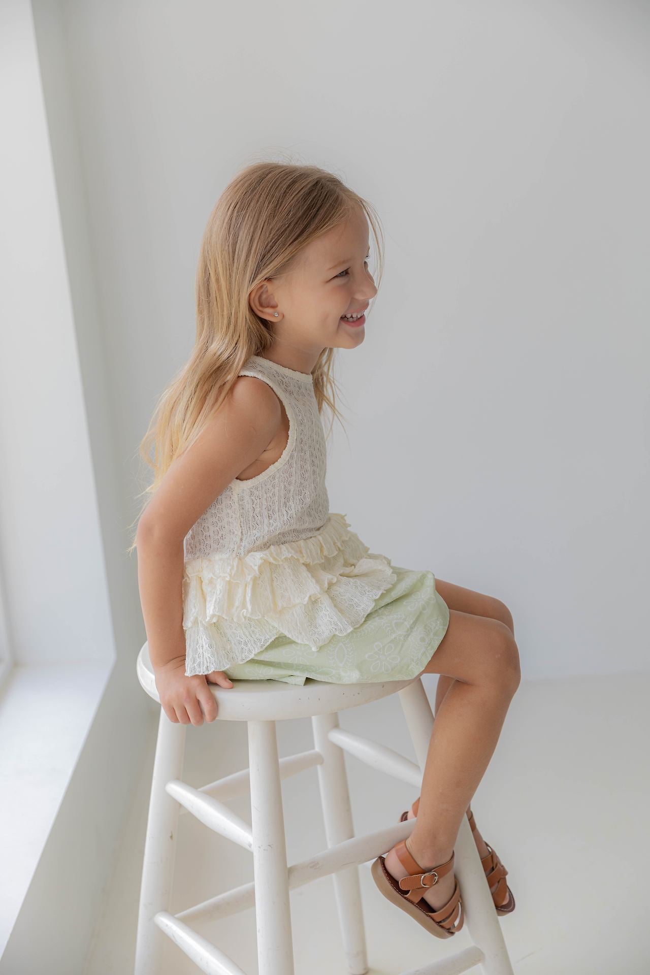 ［lenua］April frill blouse