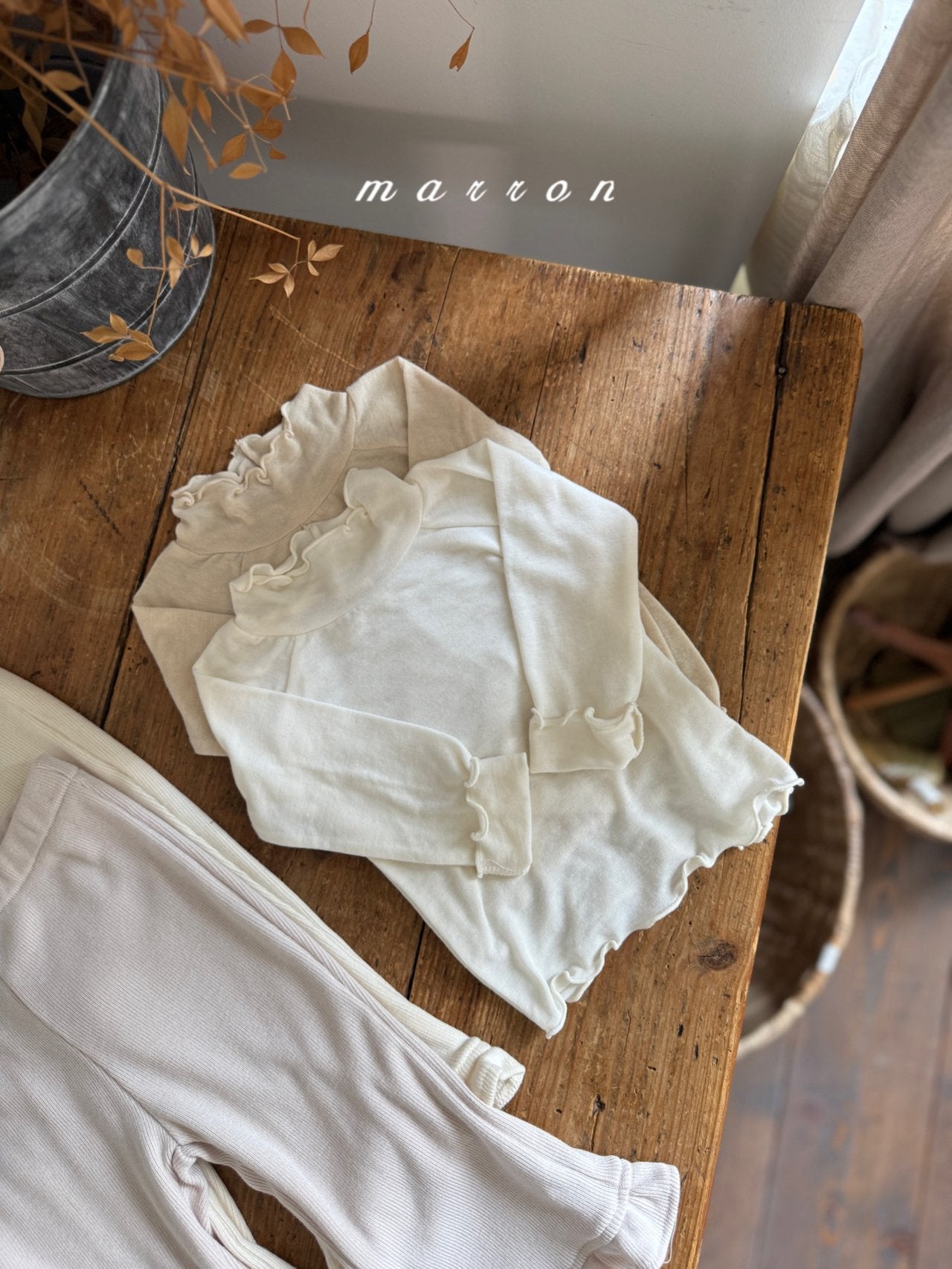 ［marron］Daily mellow tops