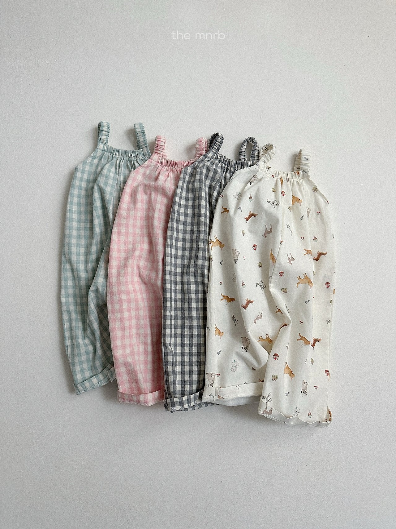 ［minirobe］Multi check overalls