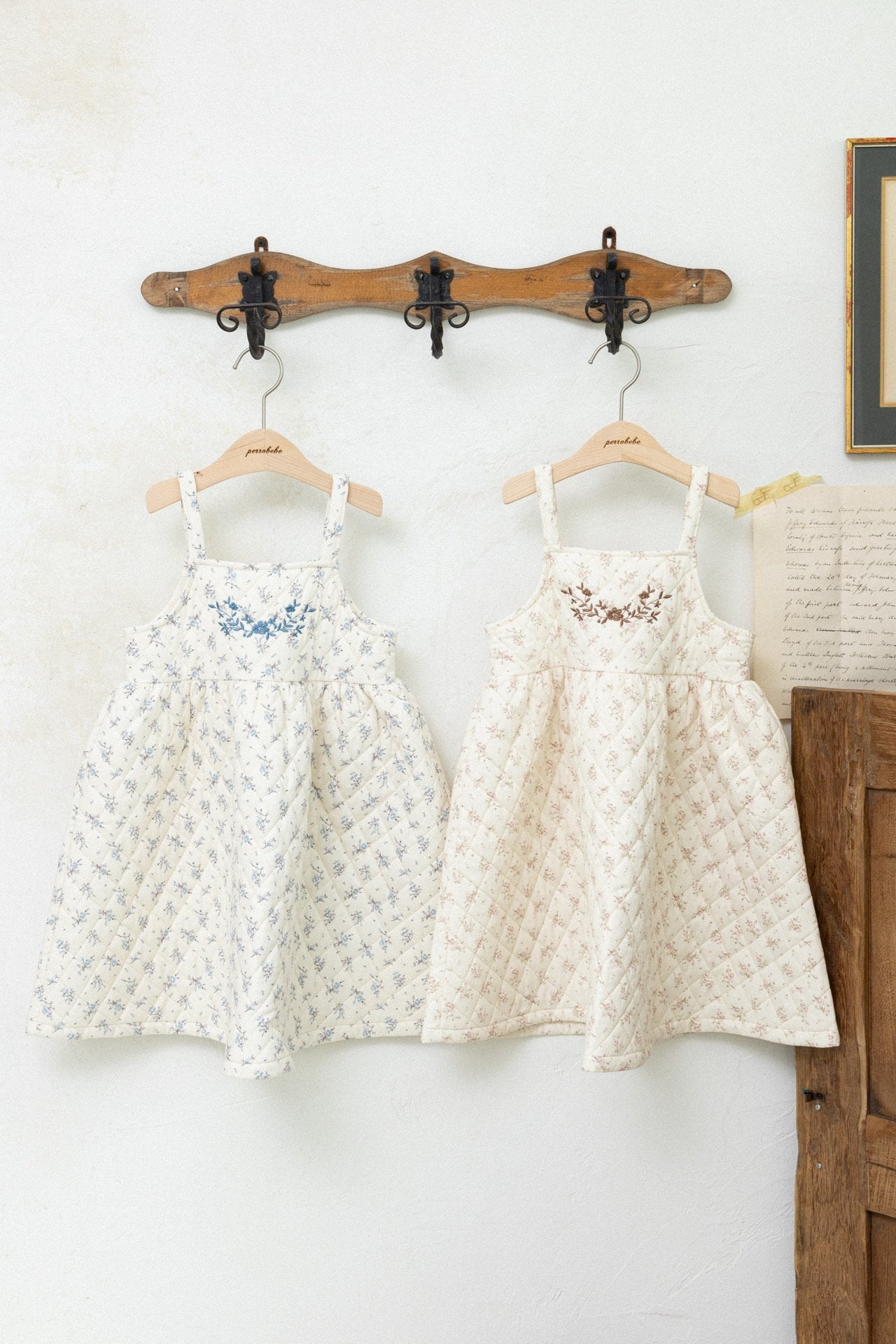 ［perrobebe］Aisha padding one-piece