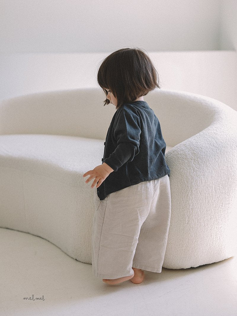 ［melmel］Linen overalls