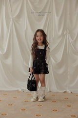［Melikey］Ribbon button lace tee