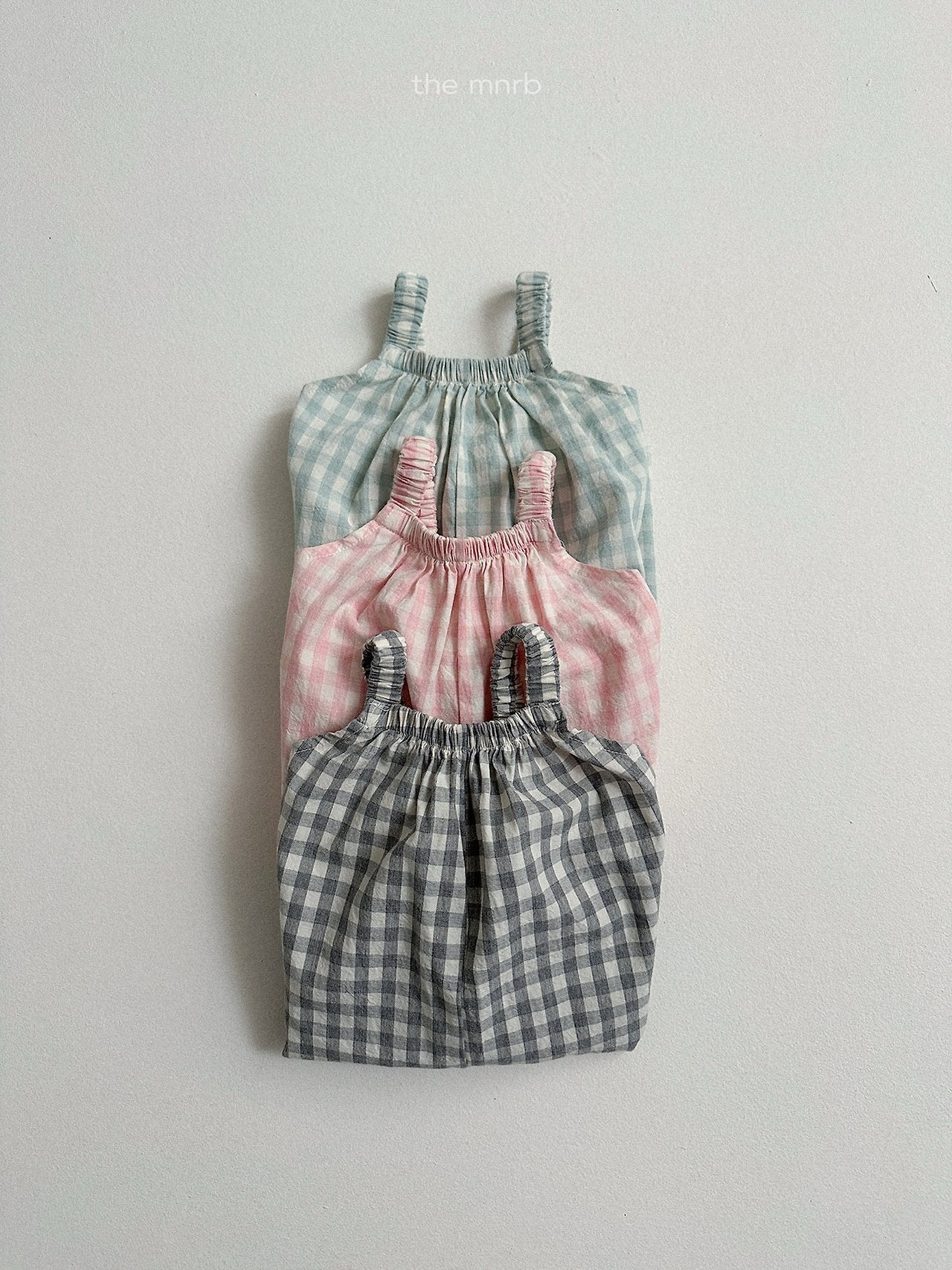 ［minirobe］Multi check overalls