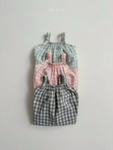 ［minirobe］Multi check overalls