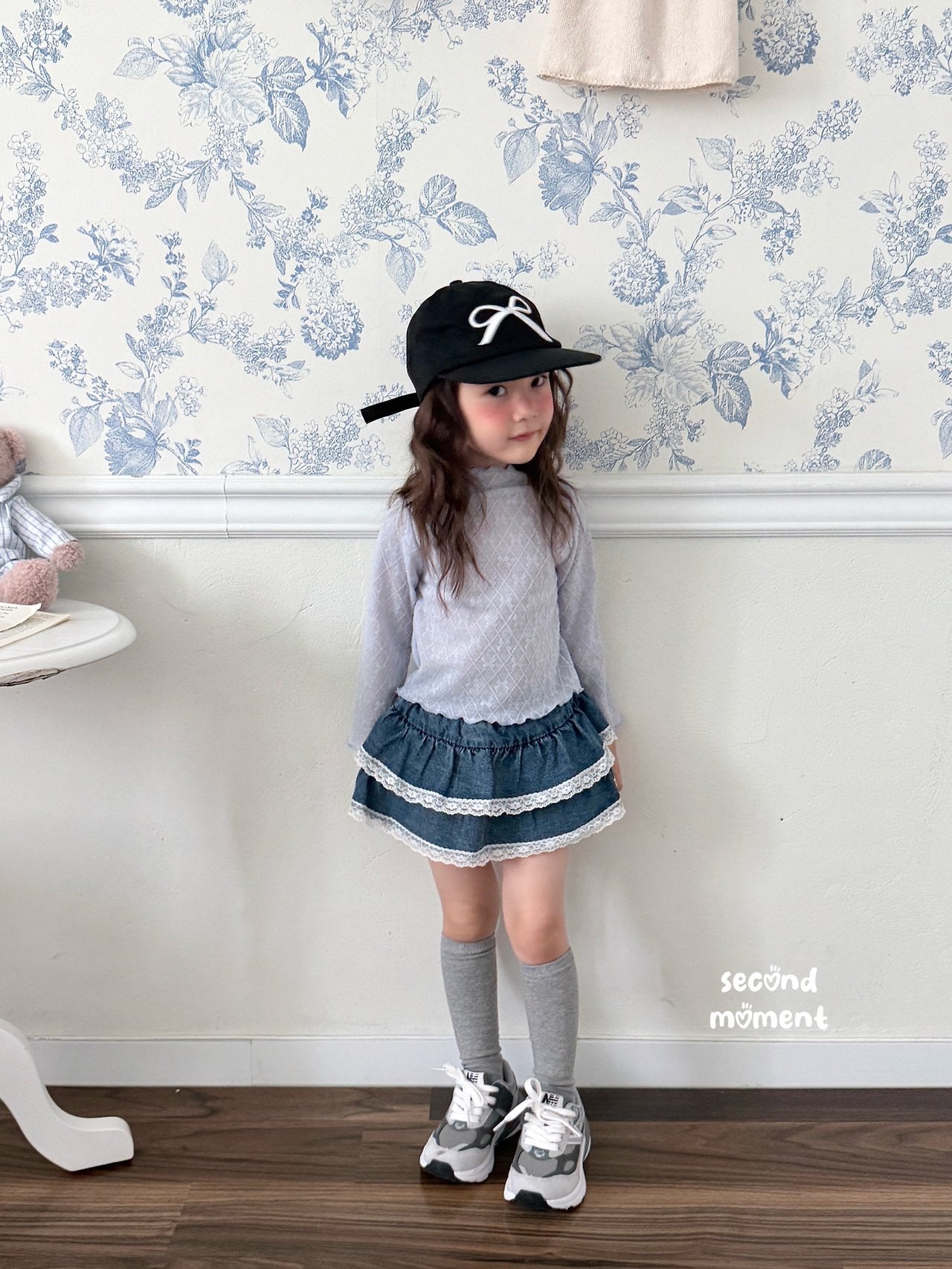 ［second moment］Lolo ribbon mellow tops