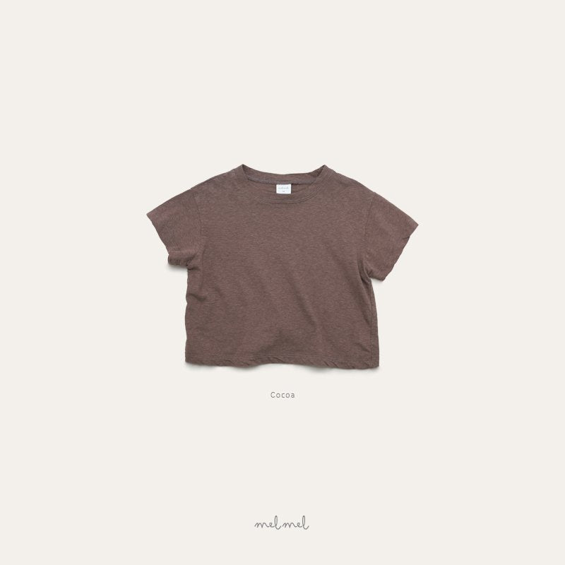 ［melmel］Slub tee