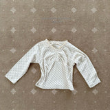 ［Melikey］Dot shirring tee