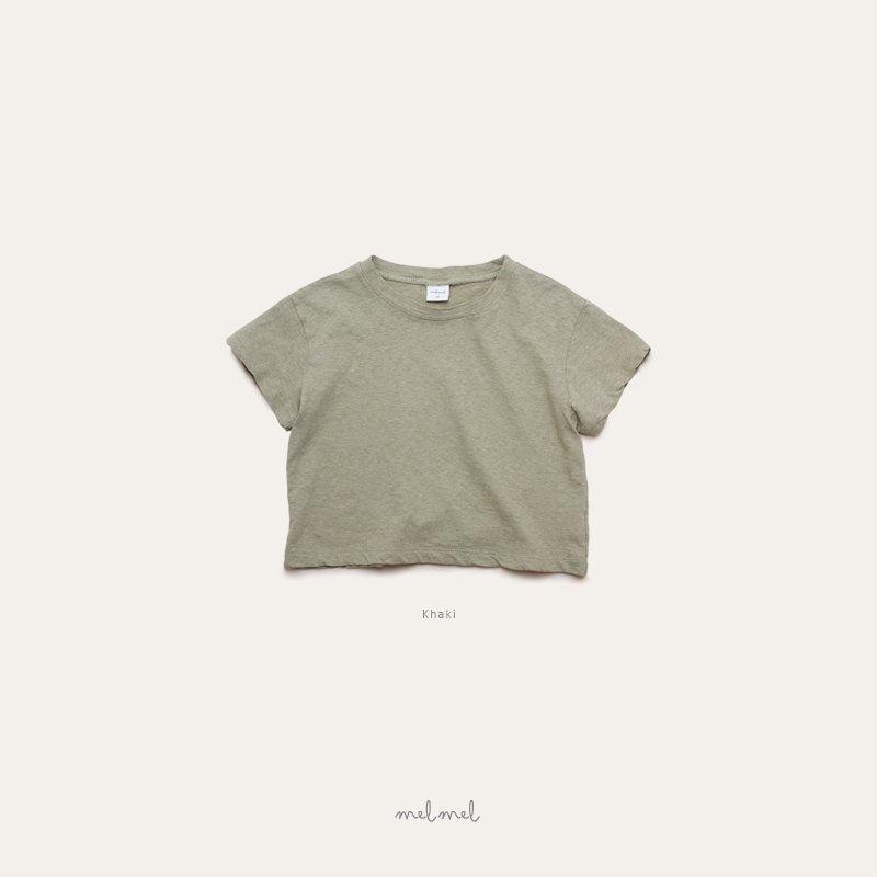 ［melmel］Slub tee