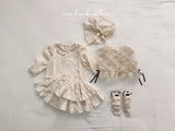 ［valubebe］Dot open ribbon vest (baby)