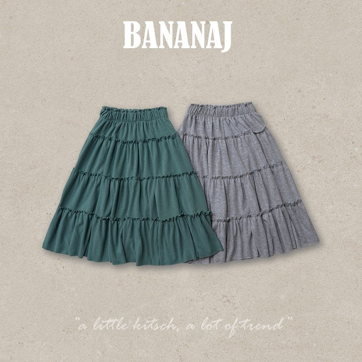 ［BANANAJ］Nesle long skirt