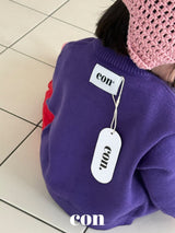 ［con］Color cardigan