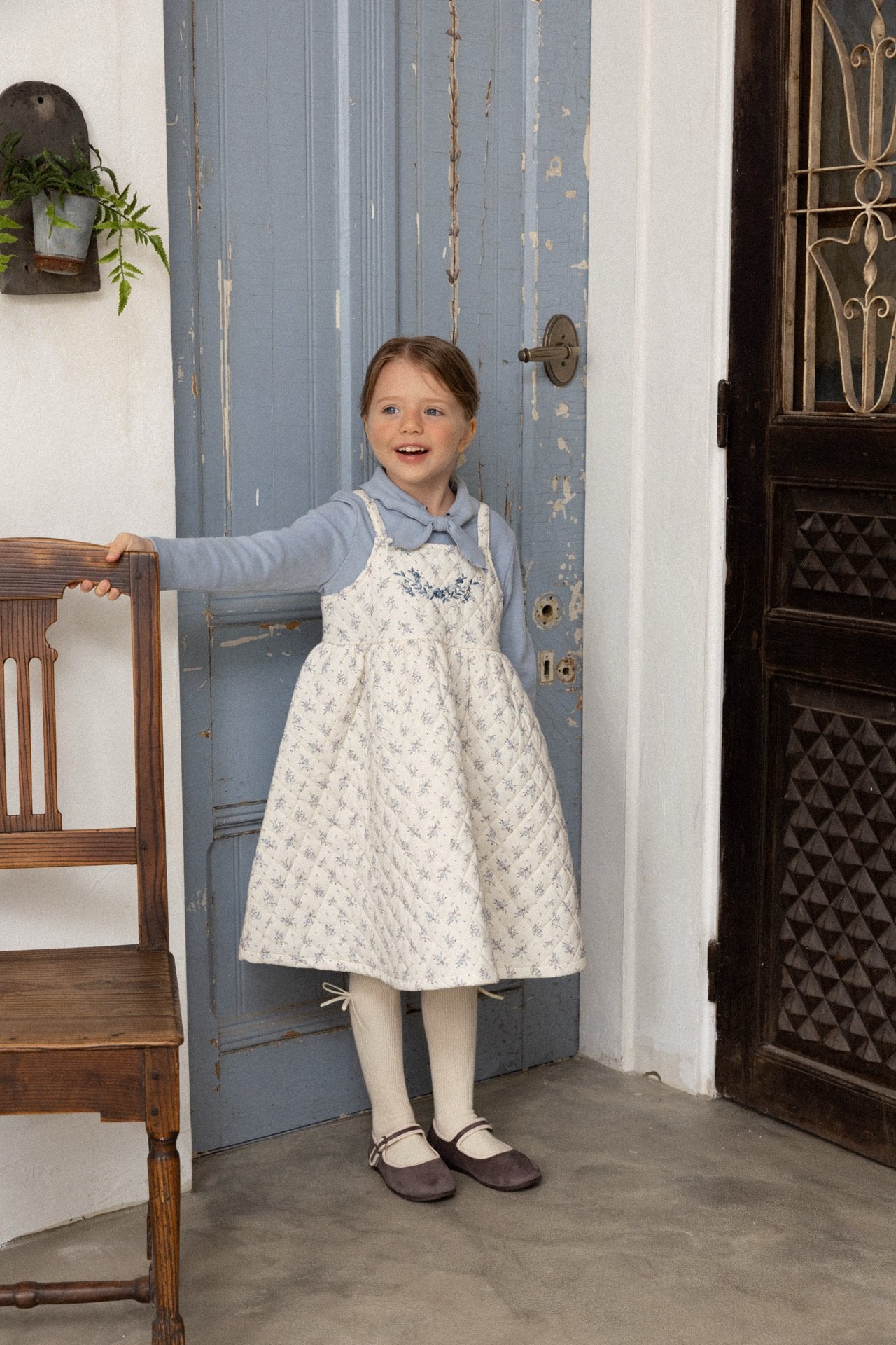 ［perrobebe］Aisha padding one-piece