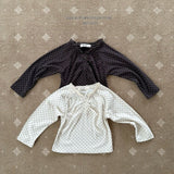 ［Melikey］Dot shirring tee