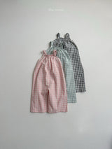 ［minirobe］Multi check overalls