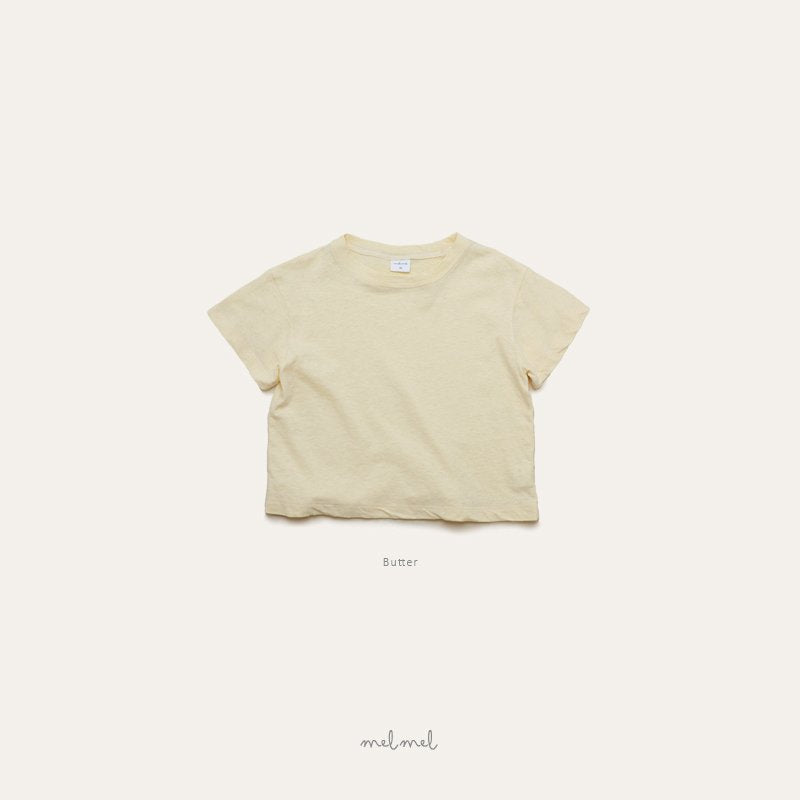 ［melmel］Slub tee