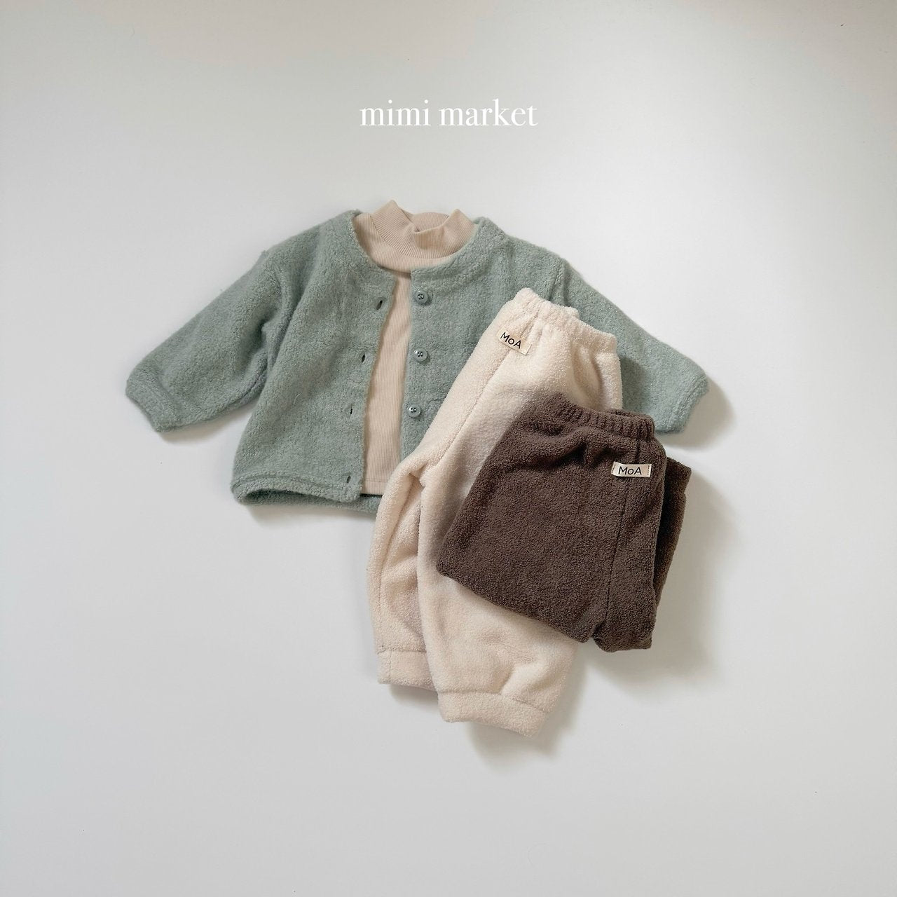[mimi market] Egg tuck jogger pants