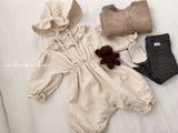 ［valubebe］Dot frill bebe suit (baby)
