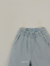 ［aladin］Lace denim pants