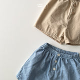 ［LINDO］Button short pants