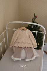 ［ROA］Frill flare pants