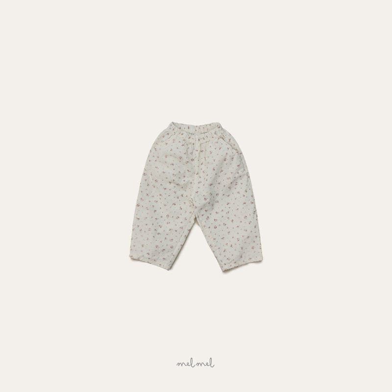 ［melmel］Flower pants