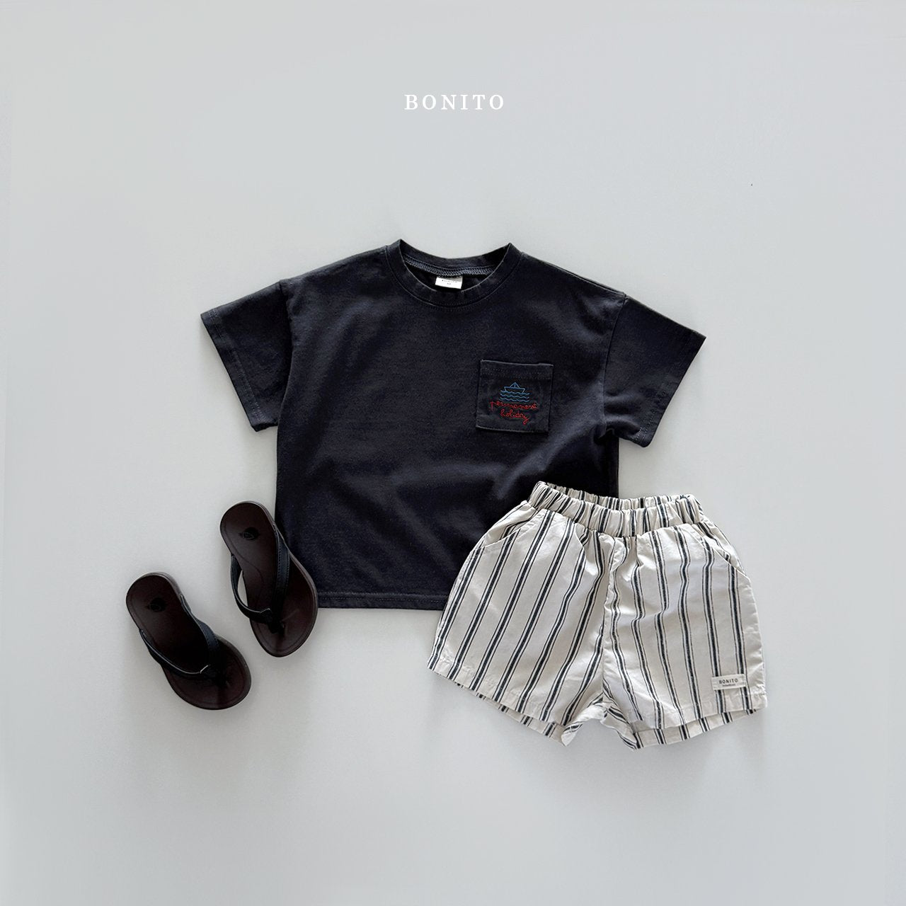 ［Bonito］Sailing vessel pocket tee