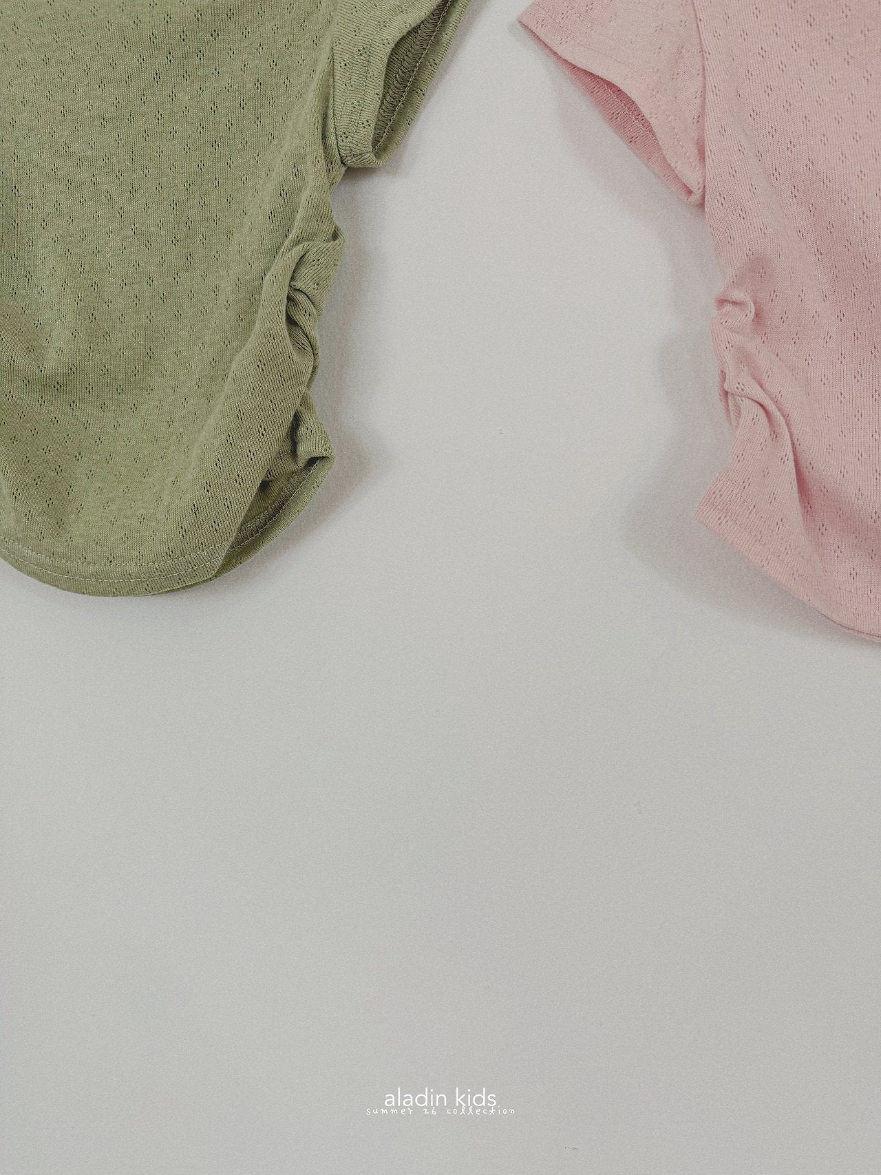 ［aladin］Eyelet shirring tops