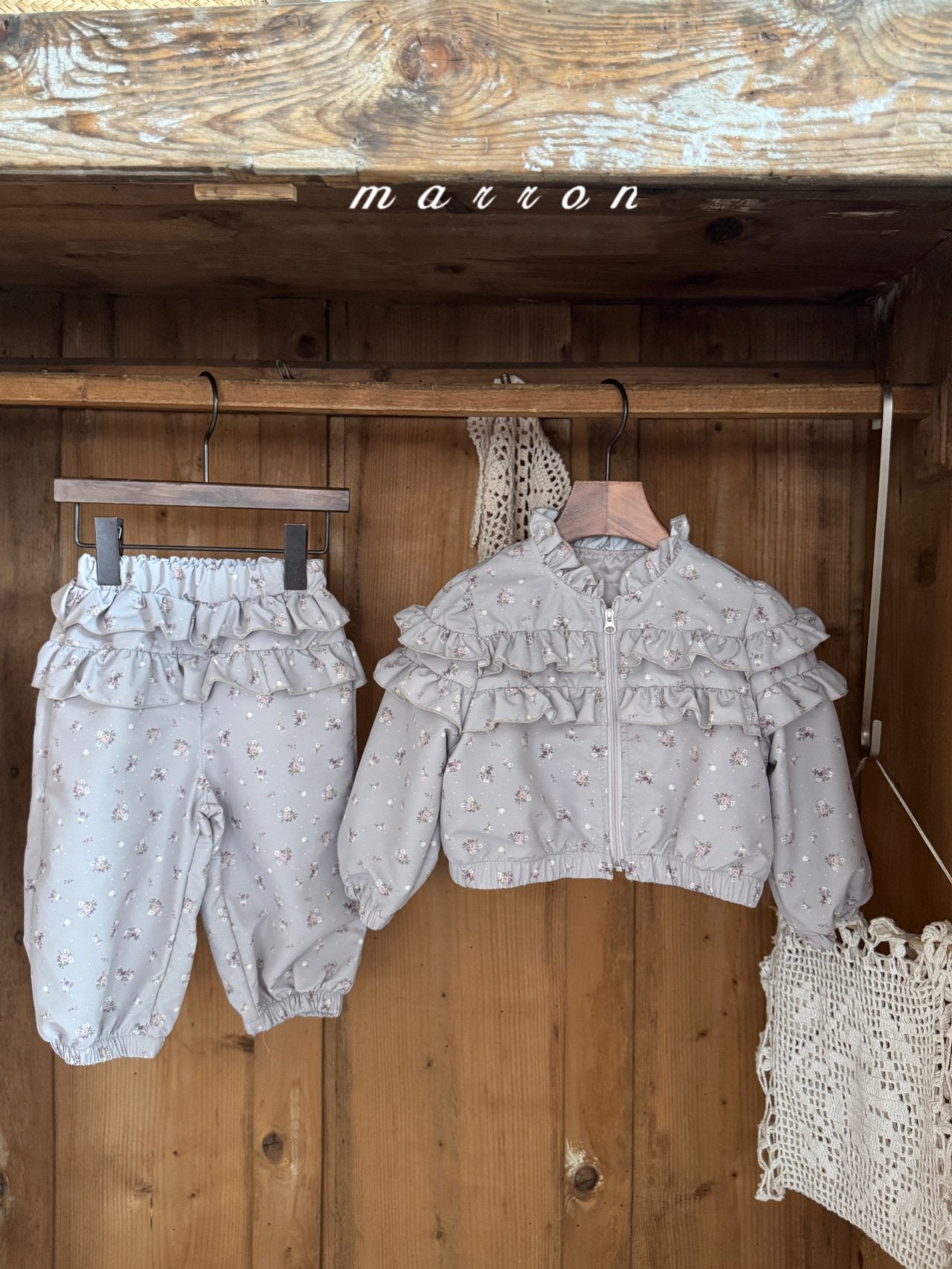 ［marron］Frill pants