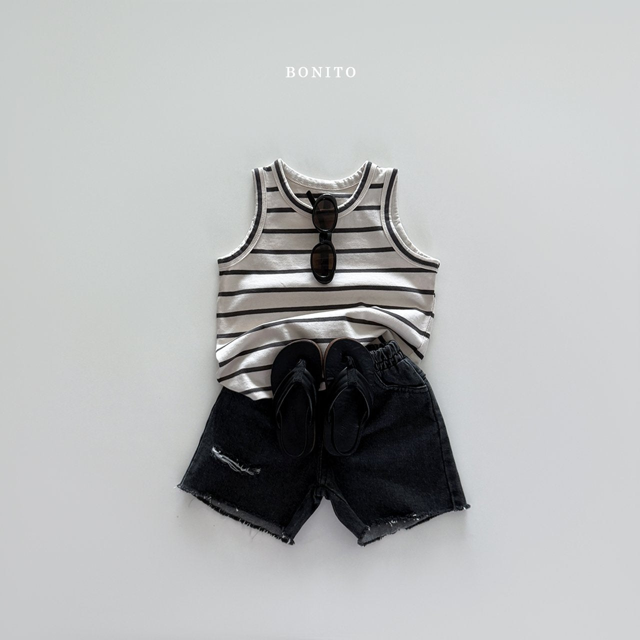 ［Bonito］Stripe sleeveless