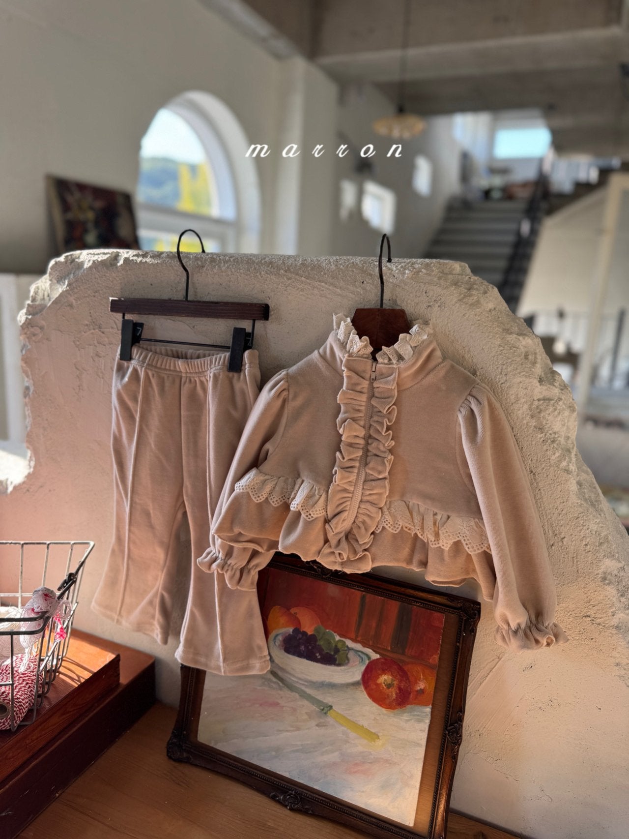 ［marron］Daily flare pants