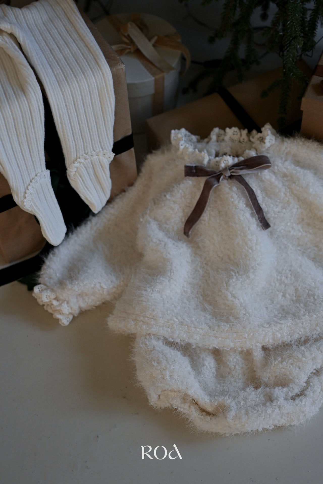 ［ROA］Frill foot leggings