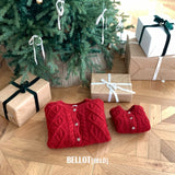 ［BELLOT］Alpha wool cardigan (mom)