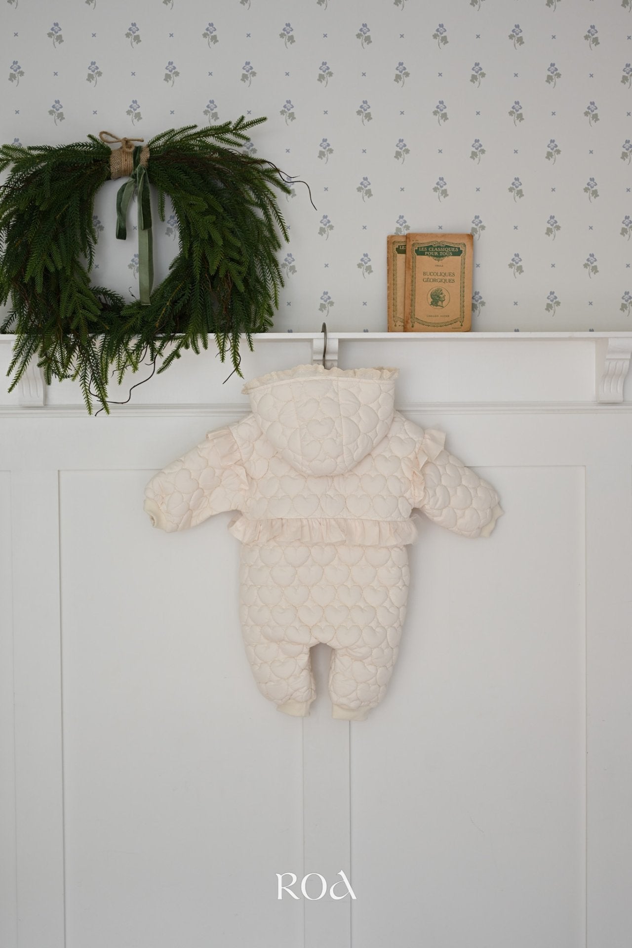 ［ROA］Heart frill rompers