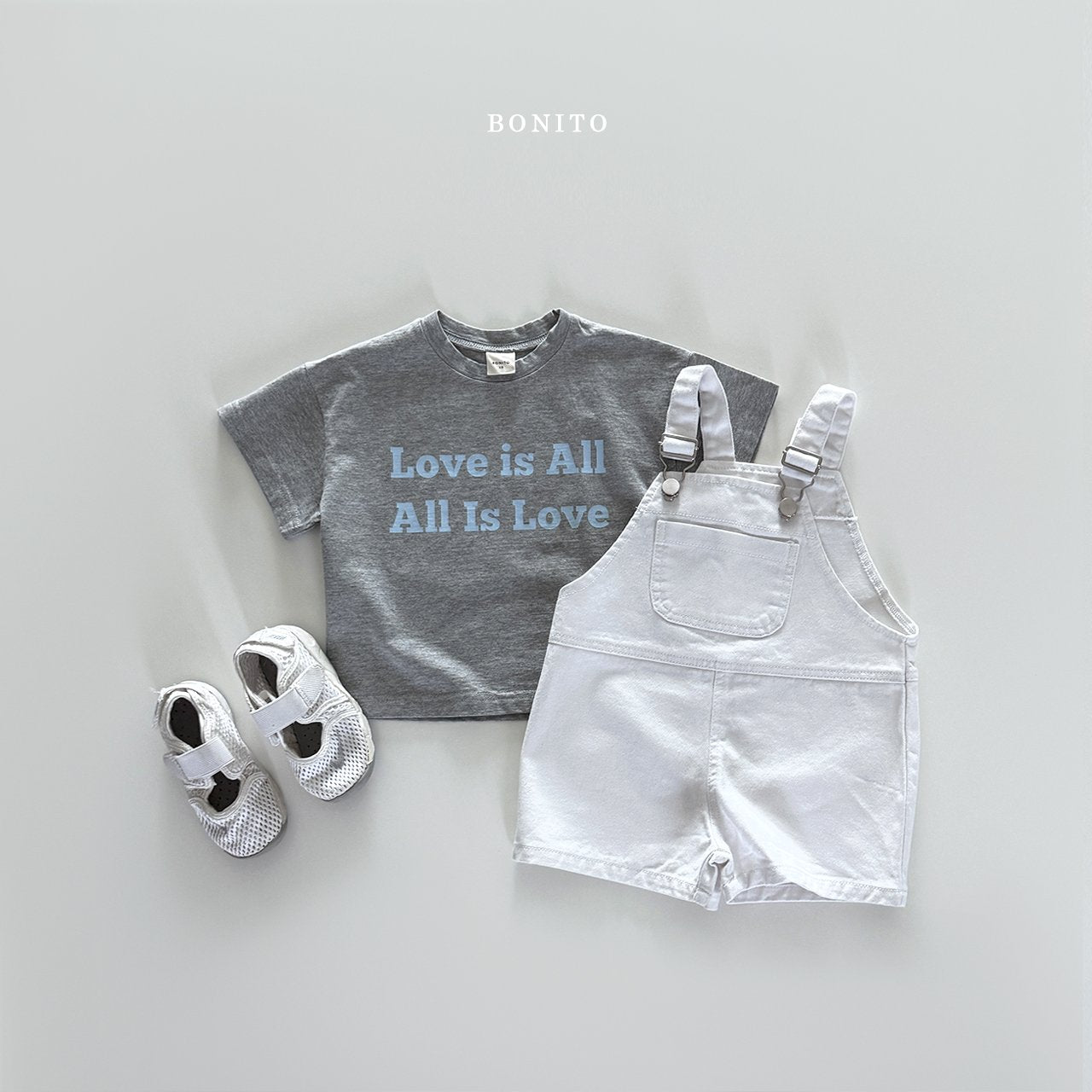 ［Bonito］Love is all tee (baby, kids, adult)