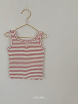 ［aladin］Square neck sleeveless tops