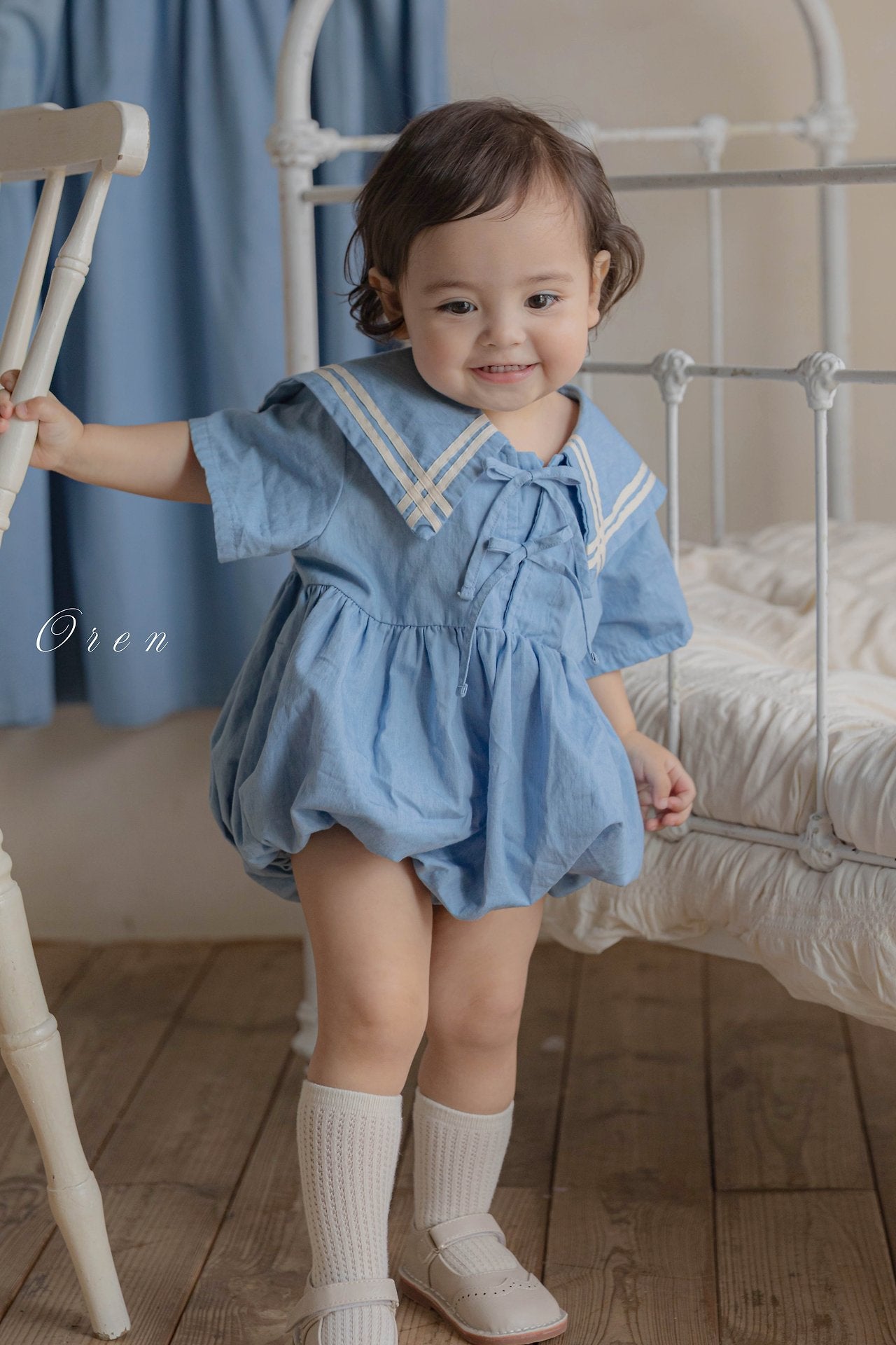 ［OREN］Mare sailor rompers