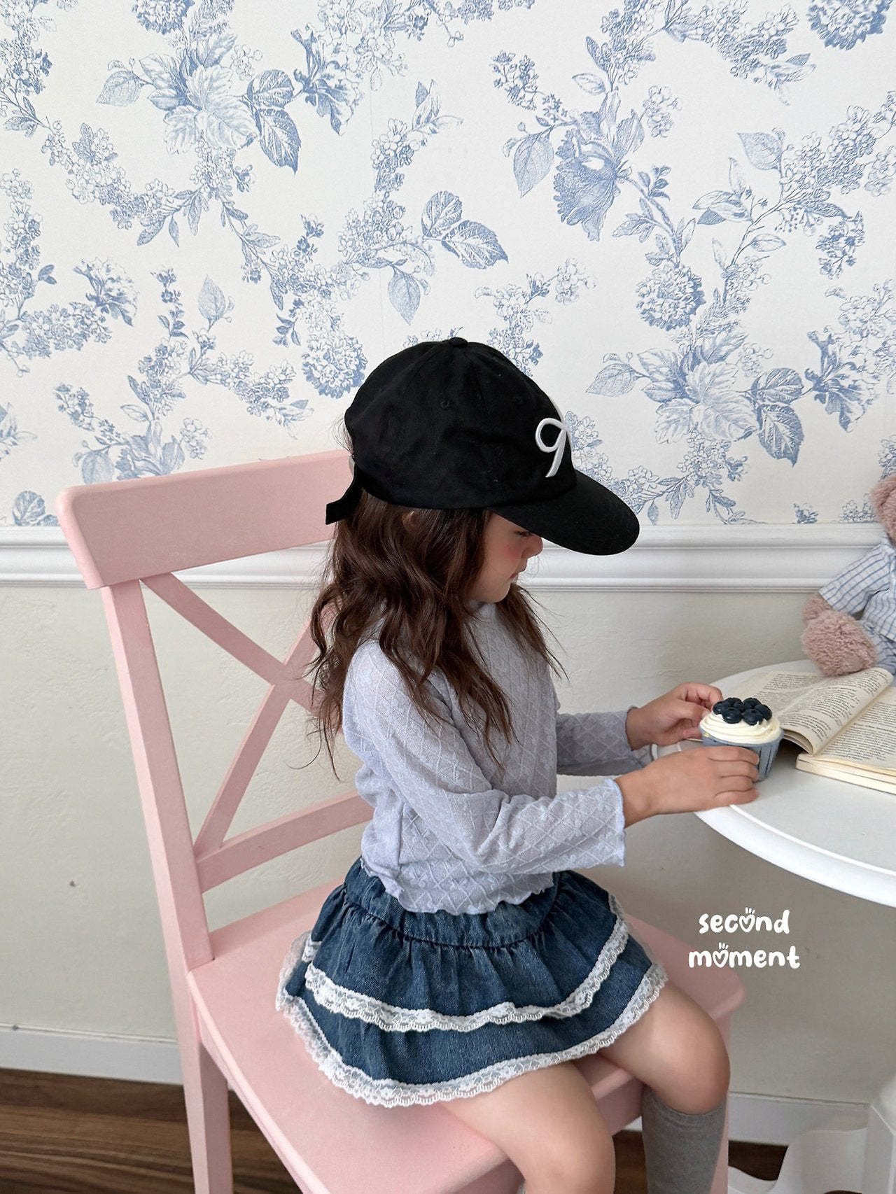 ［second moment］Lolo ribbon mellow tops