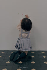 ［The beige］Pleated Skirt