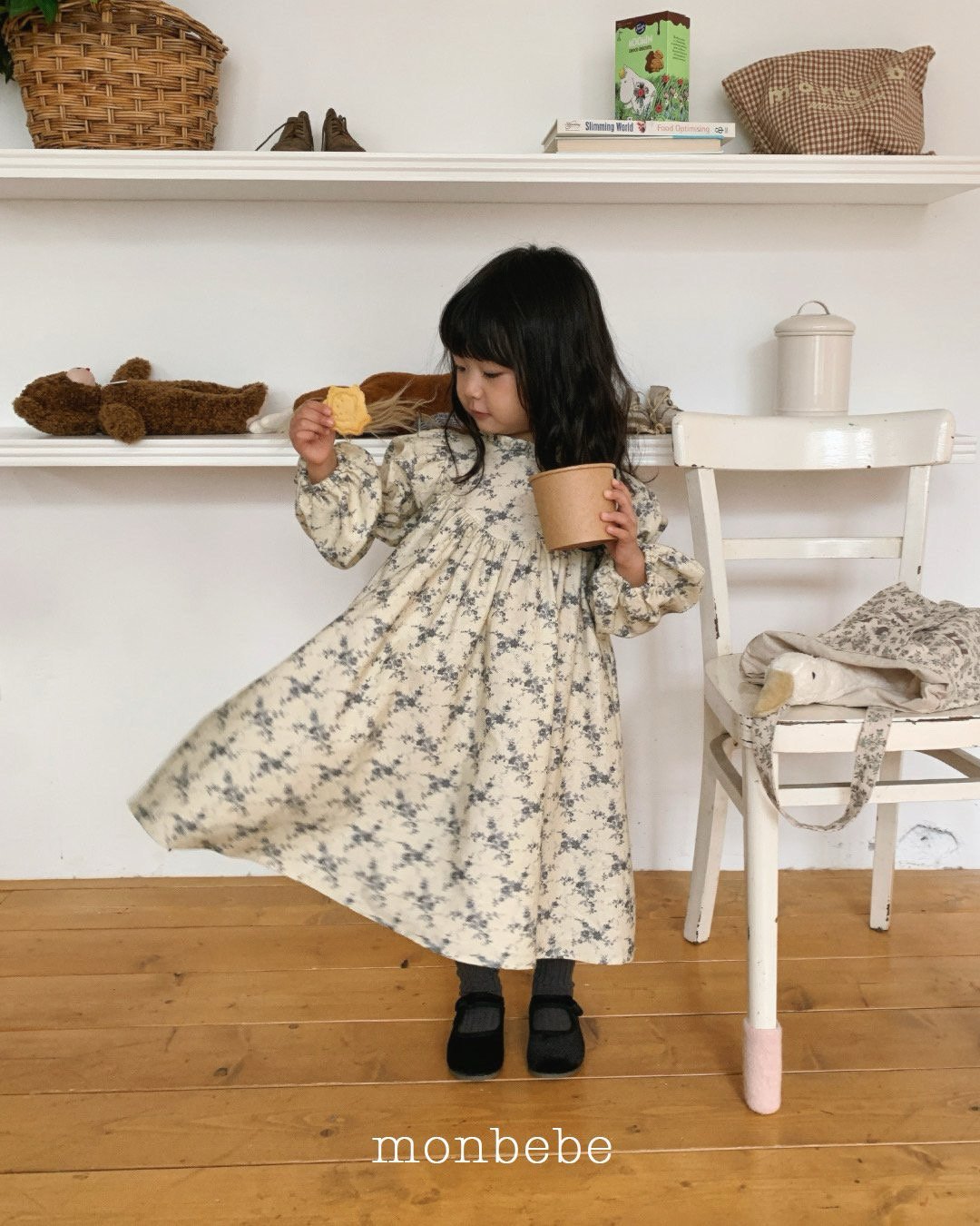 [monbebe] Autumn flower one-piece(kids)