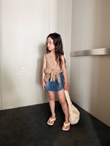 ［comma］Wrap skirt pants