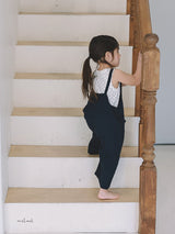 ［melmel］Linen overalls