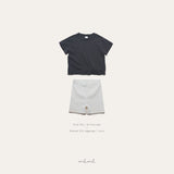 ［melmel］Slub tee