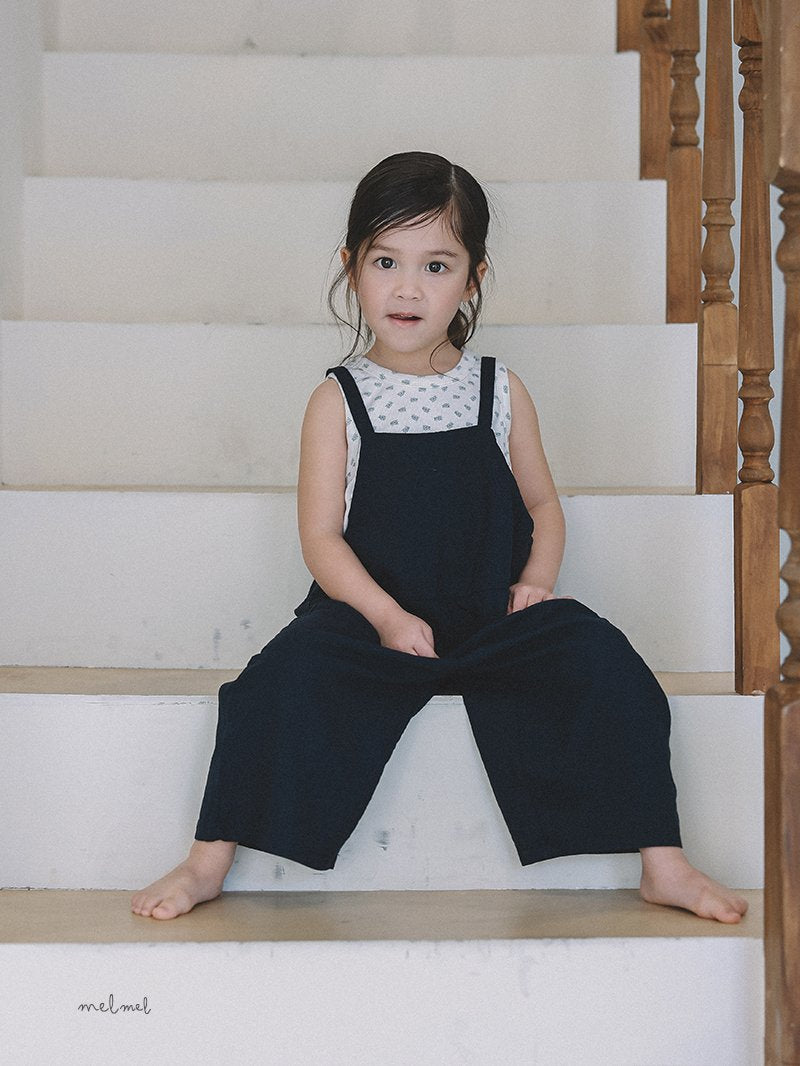 ［melmel］Linen overalls