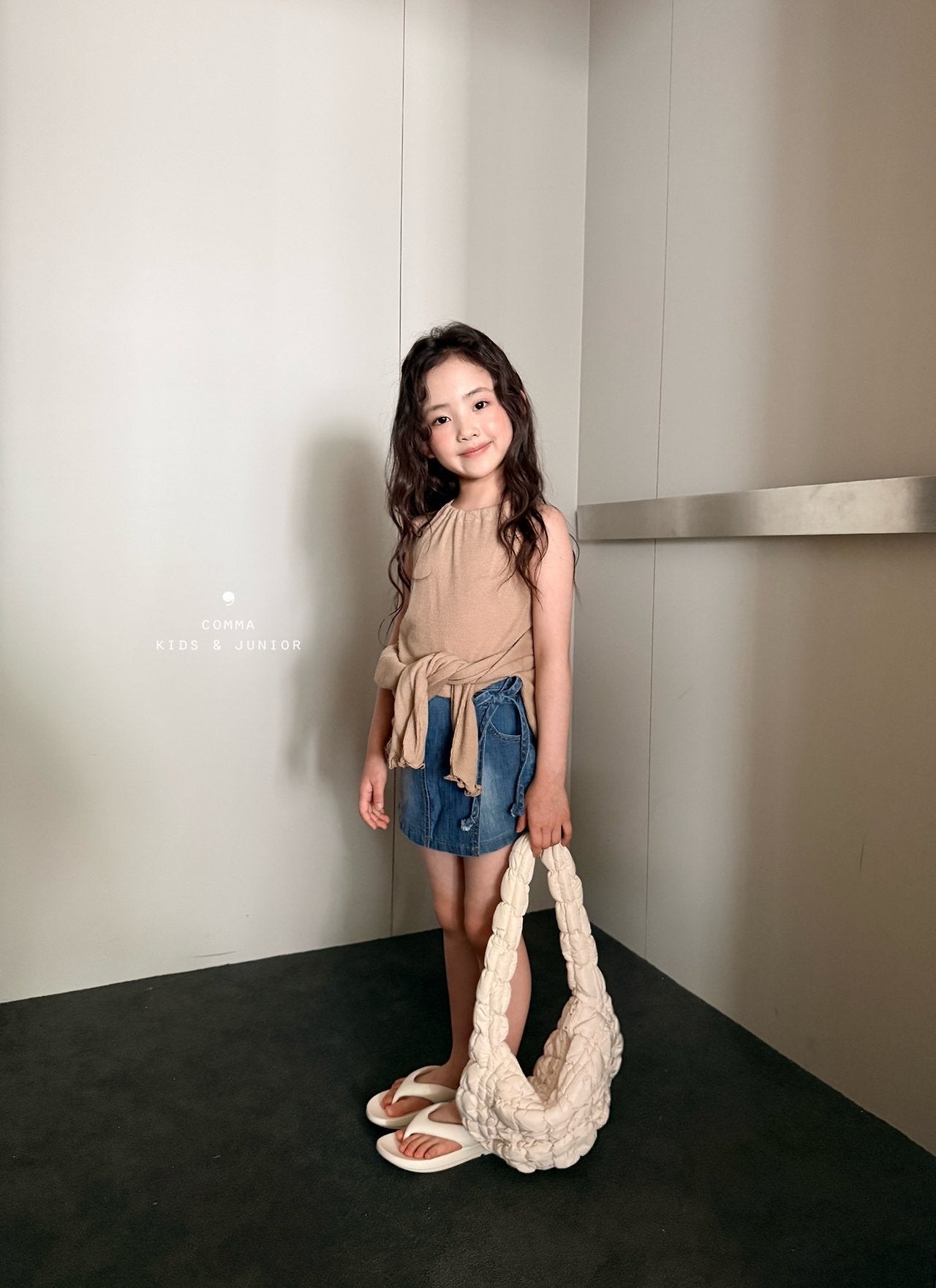 ［comma］Wrap skirt pants