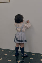 ［The beige］Pleated Skirt