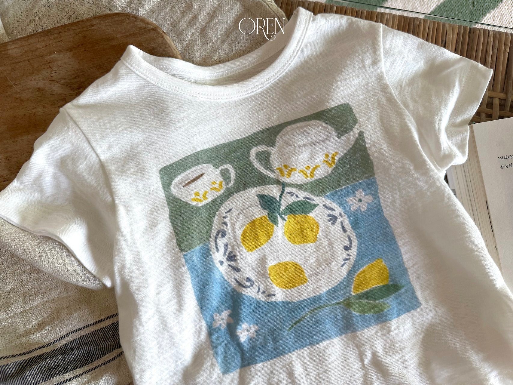 ［OREN］Maison lemon tee