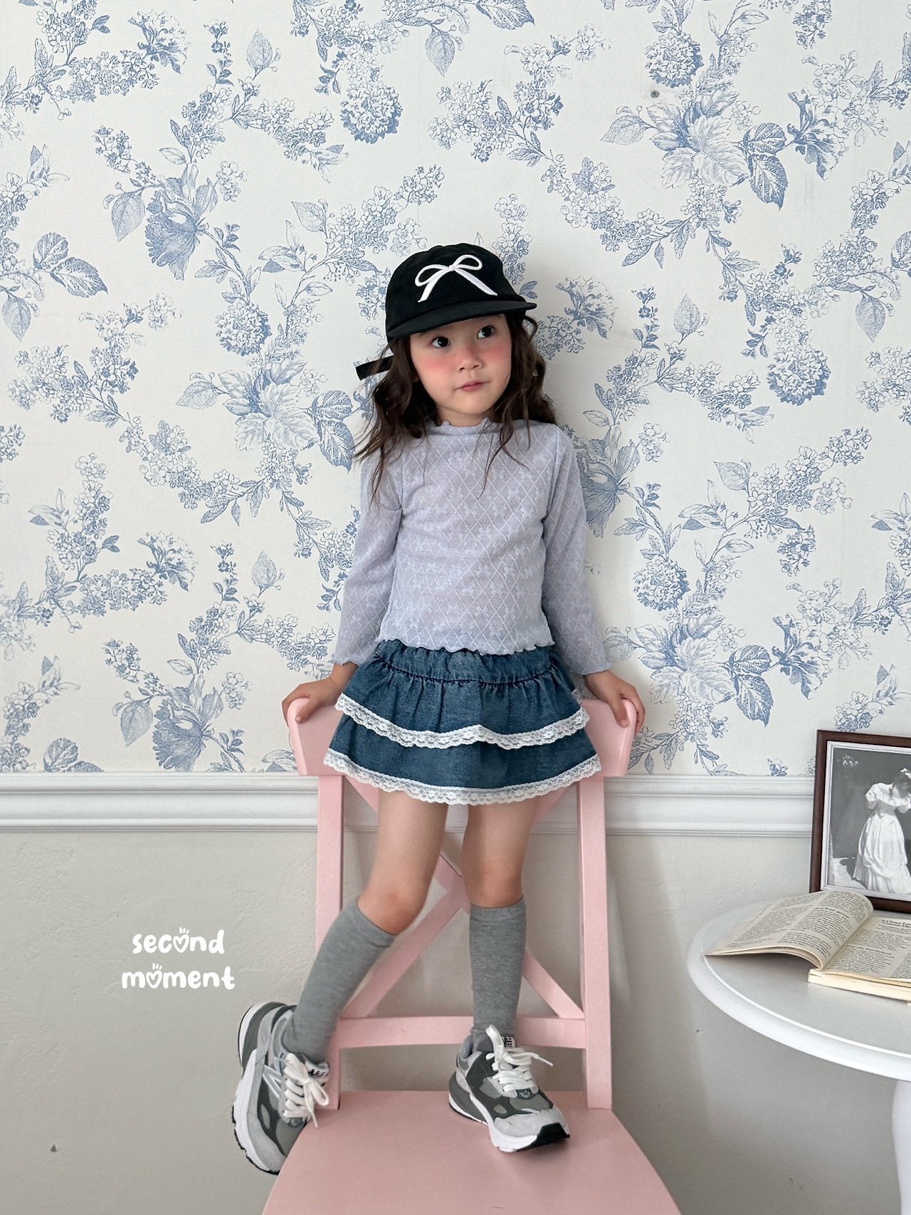 ［second moment］Lolo ribbon mellow tops