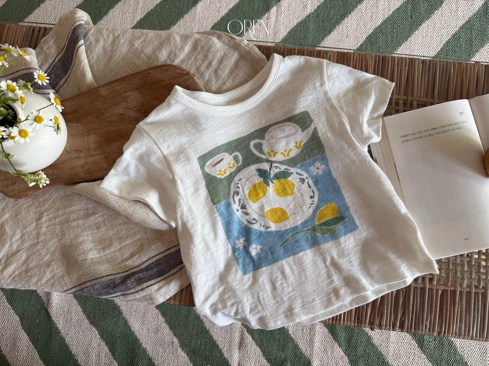 ［OREN］Maison lemon tee
