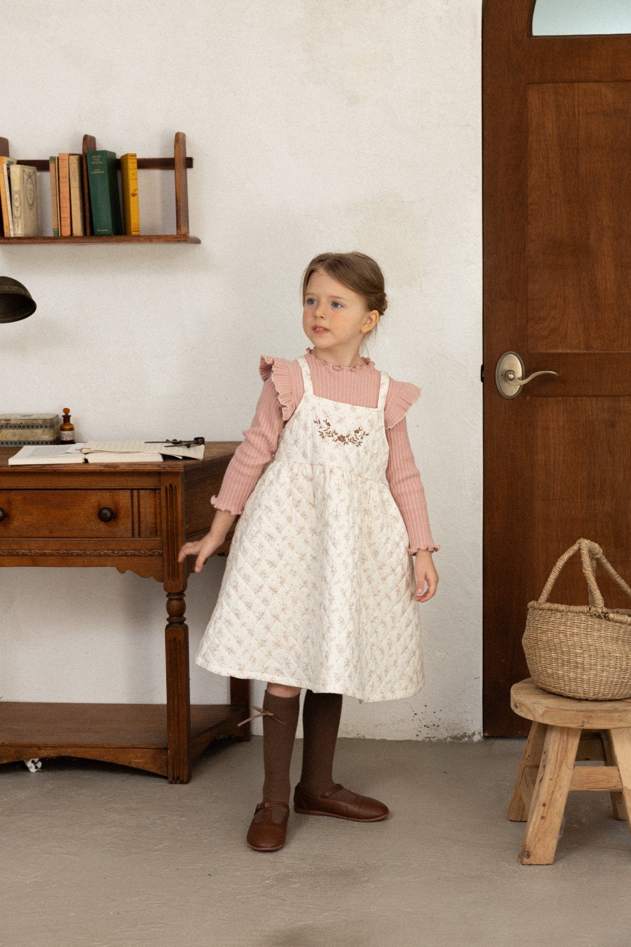 ［perrobebe］Aisha padding one-piece