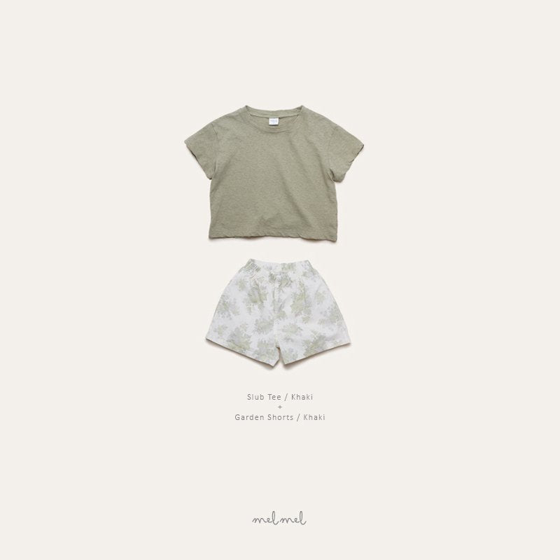 ［melmel］Slub tee